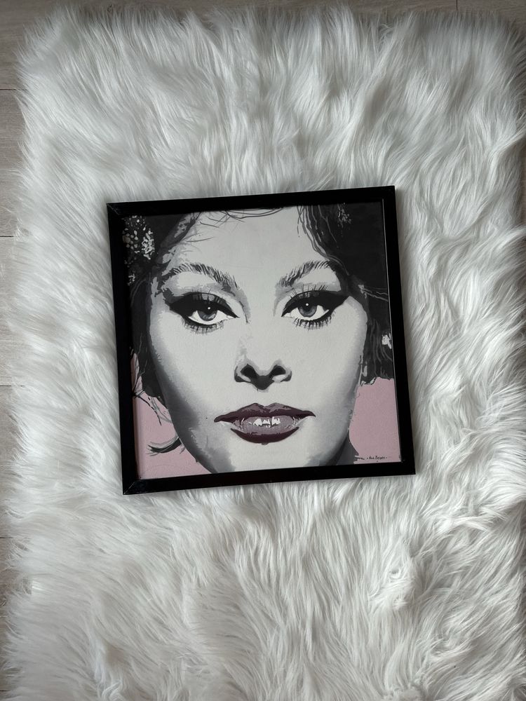 Obraz retro vintage Sophia Loren