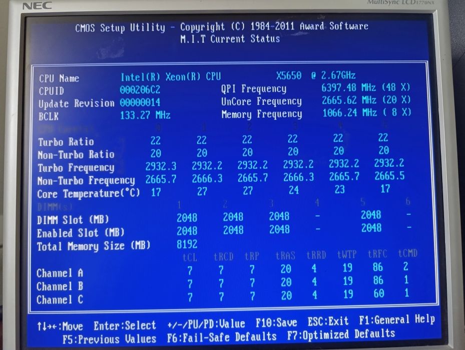 Płyta Gigabyte EX58-UD5 + xeon 6 rdzeni + 8GB ram + chłodzenie