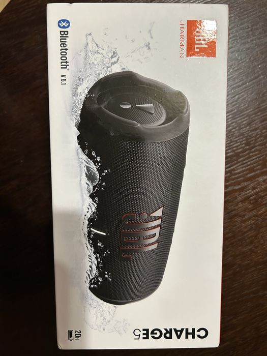 Портативна акустика JBL Charge 5 Black