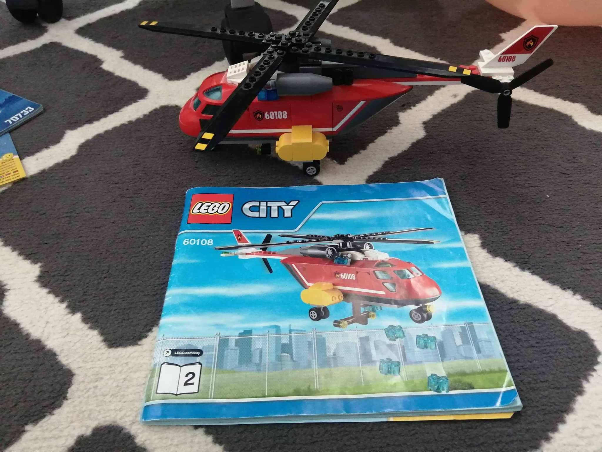 Lego city helikopter czerwony