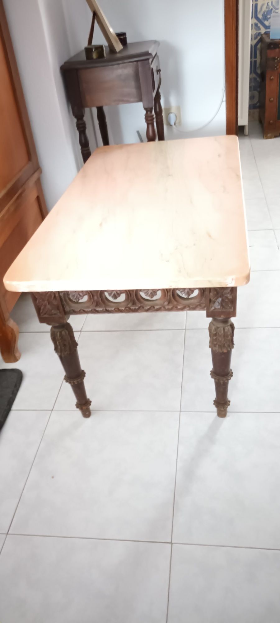 Vendo mesa de centro retangular antiga/ mesa retangular de centro