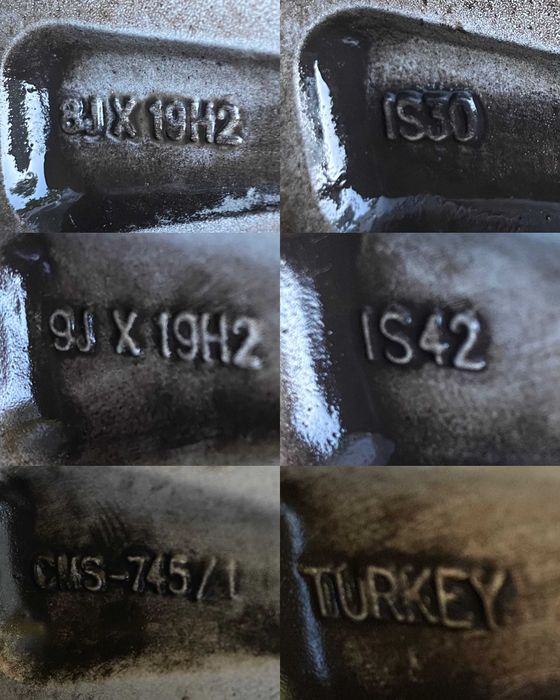 Felgi BMW 19 cali, 5x120 - Oryginał Bmw F30, E90, F32 Czujniki