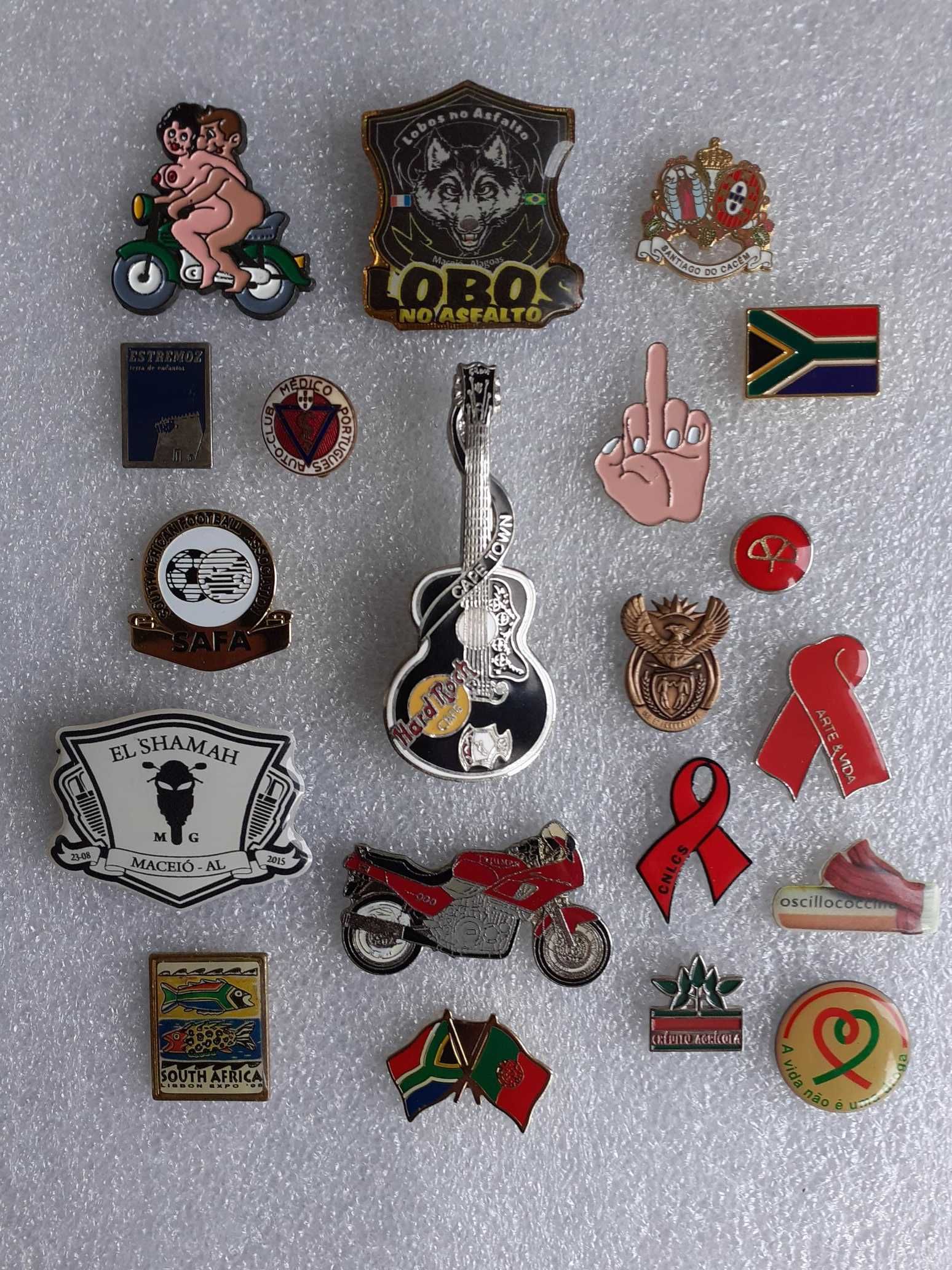 Pins de Motociclismo e Outros