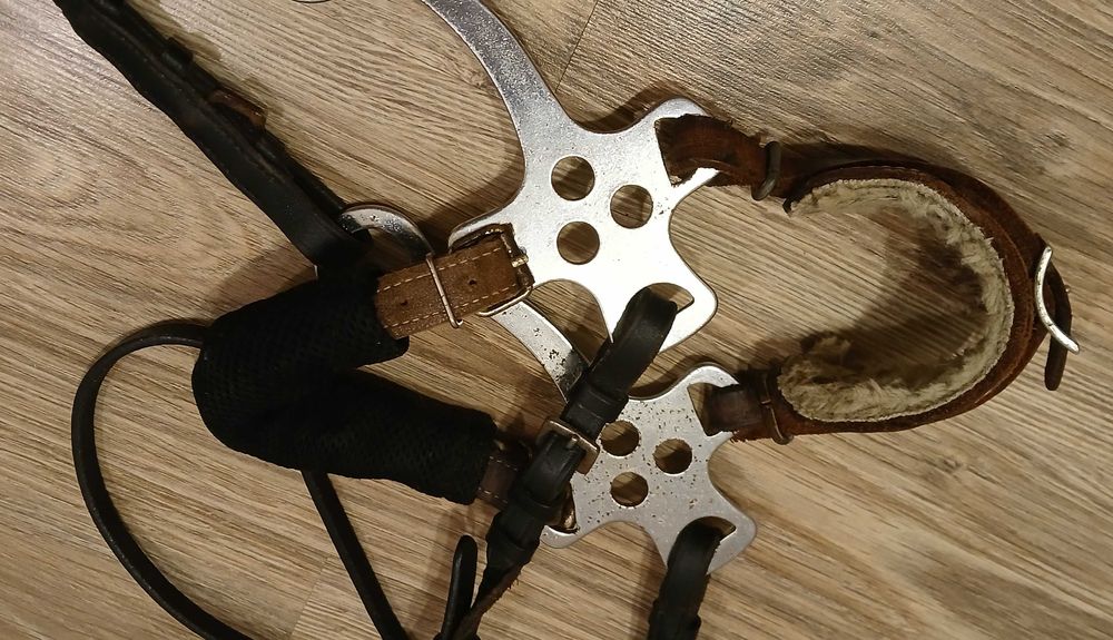 Kompletne ogłowie z hackamore