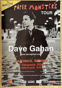 Dave Gahan Katowice Spodek plakat reklamowy