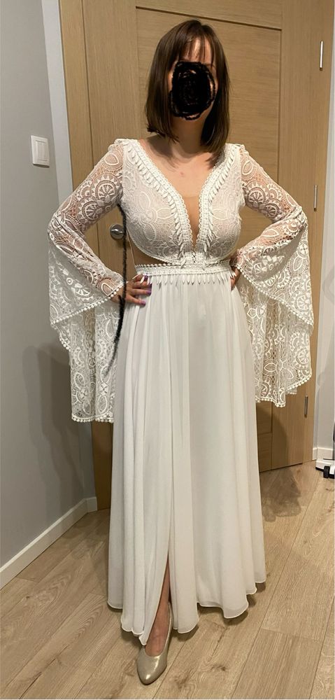 Suknia ślubna boho sejva S/M