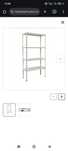Estante de metal Leroy