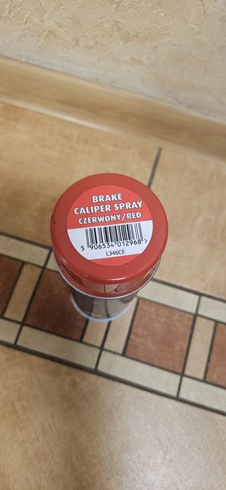 K2 czerwony lakier do zacisków spray caliper kaliper brake paint