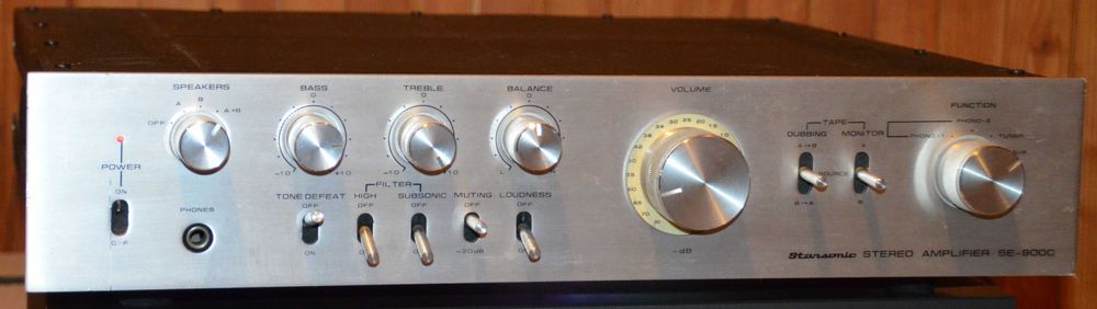 Vintage STARSONIC SE-9000 wzmacniacz stereo Japan