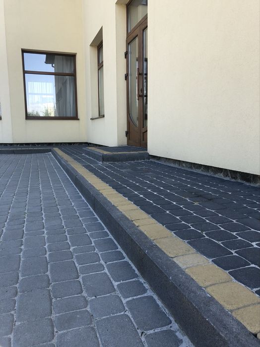 Бруківка Старе місто 4 см чорна