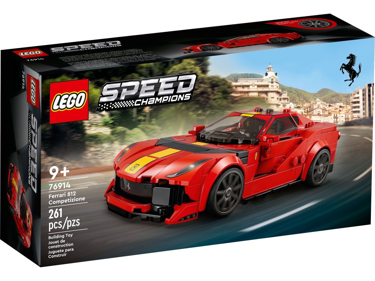 Elementy z zestawów LEGO Speed Champions: 76899, 76903, 76904, 76912