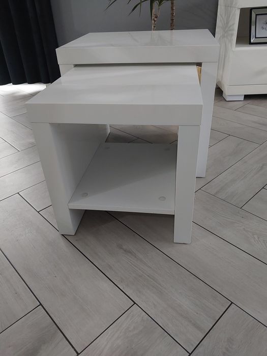 Stolik kawowy biały połysk