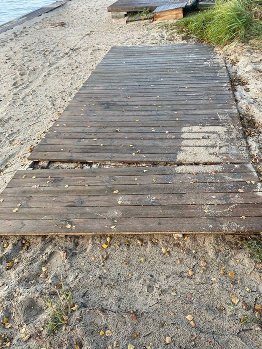 Podłoga drewniana/taras drewniany, wymiary ok. 4m x 2m