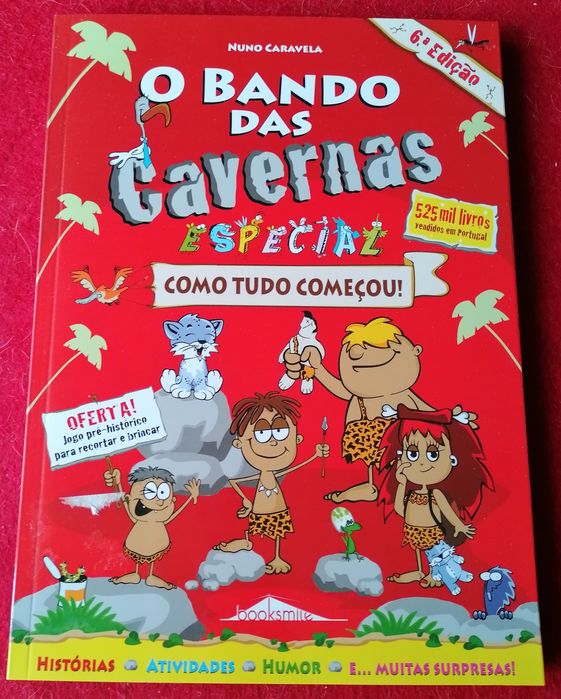 40 livros coleção o bando das cavernas-NOVOS a estrear-Desde 5,50€