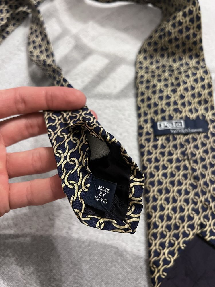 Polo Ralph Lauren krawat vintage tie silk jedwab
