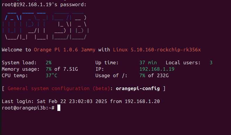 Mikrokomputer Orange Pi 3B 8GB V2.1  + M2 SSD 256 Gb