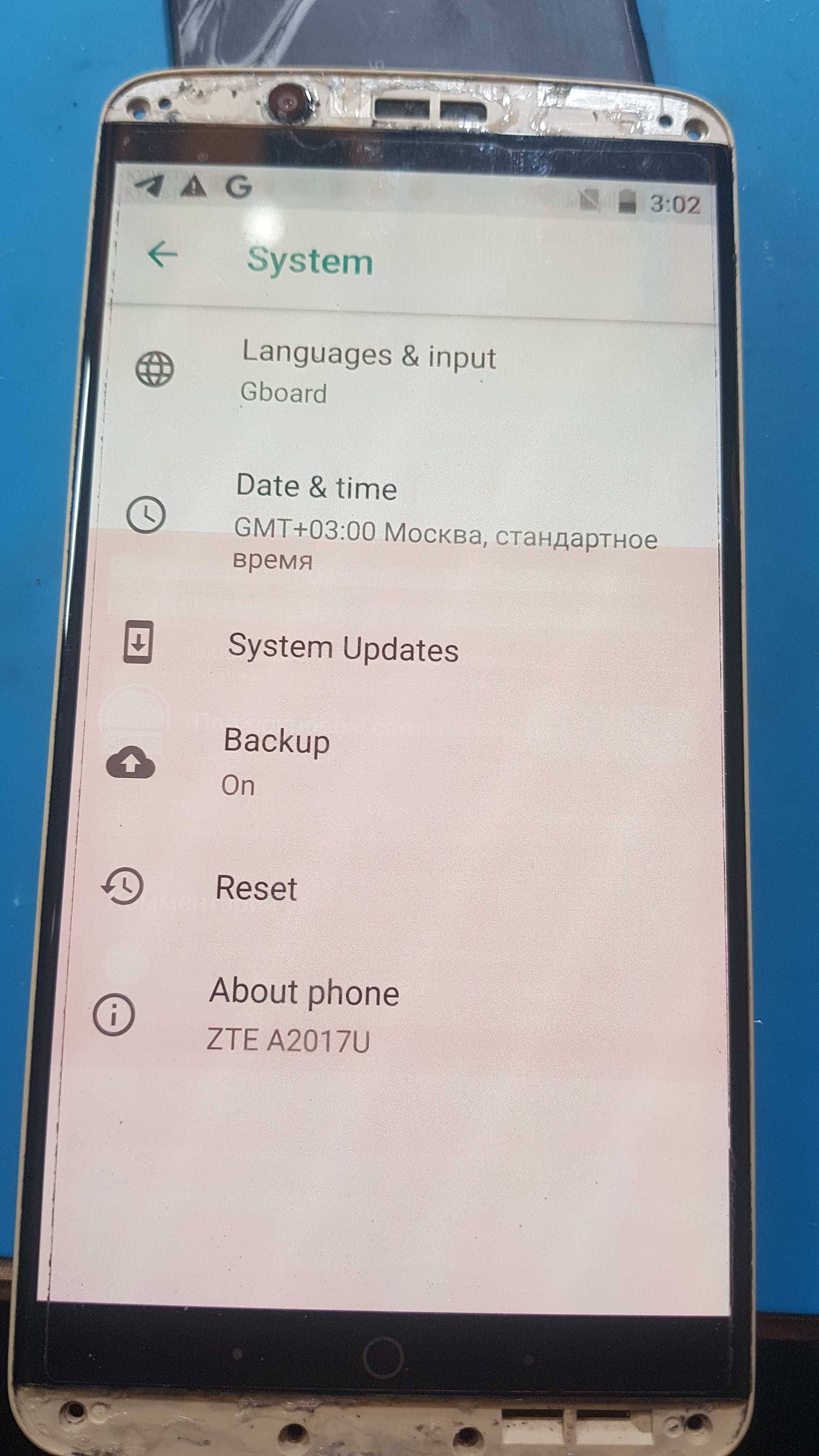 Zte Axon 7 A2017U запчастини