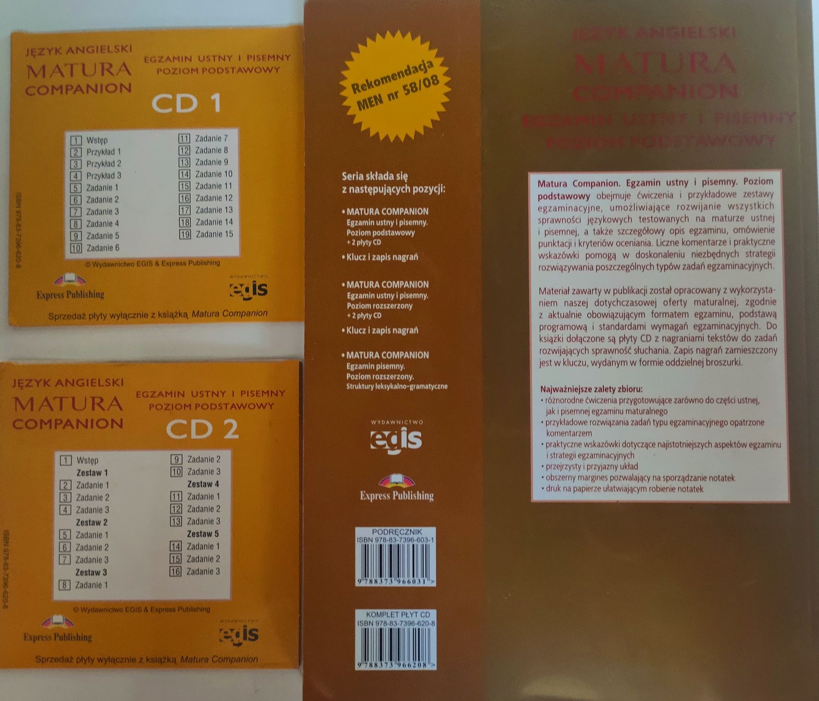 Język Angielski Matura Companion egzamin ustny i pisemny + 2CD Express