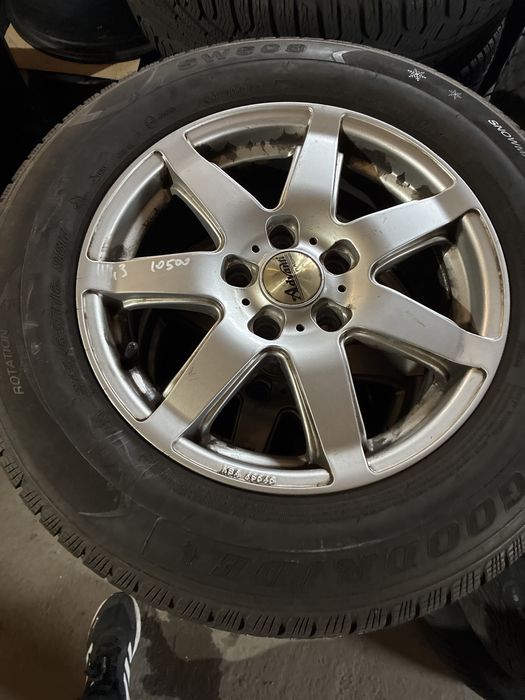 Диски 5x114.3x16 з резиною