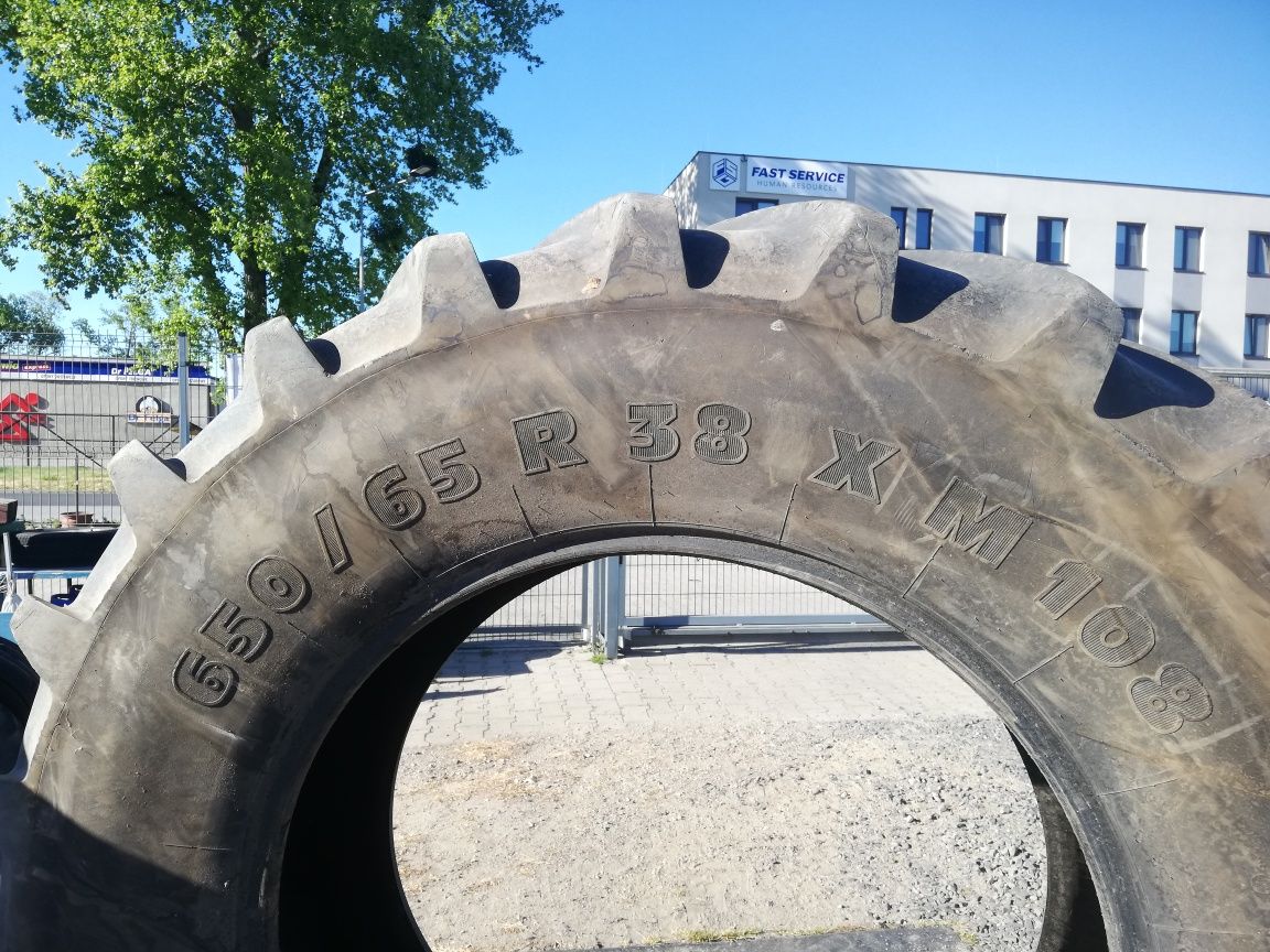 Opony 650/65r38 Michelin XM 108 bez napraw