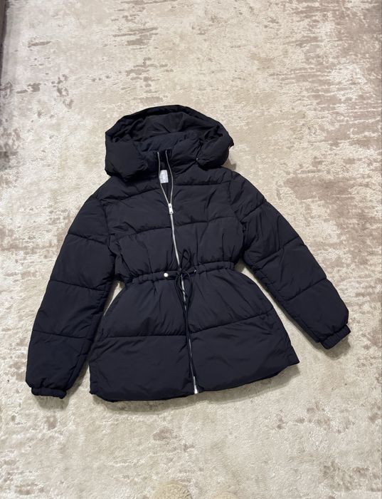 Куртка з затяжкою на талії, з поясом