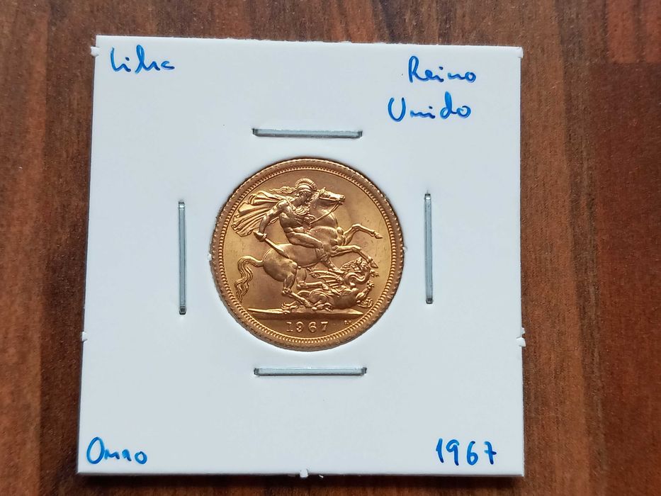 Moeda 1 Libra 1967 Reino Unido