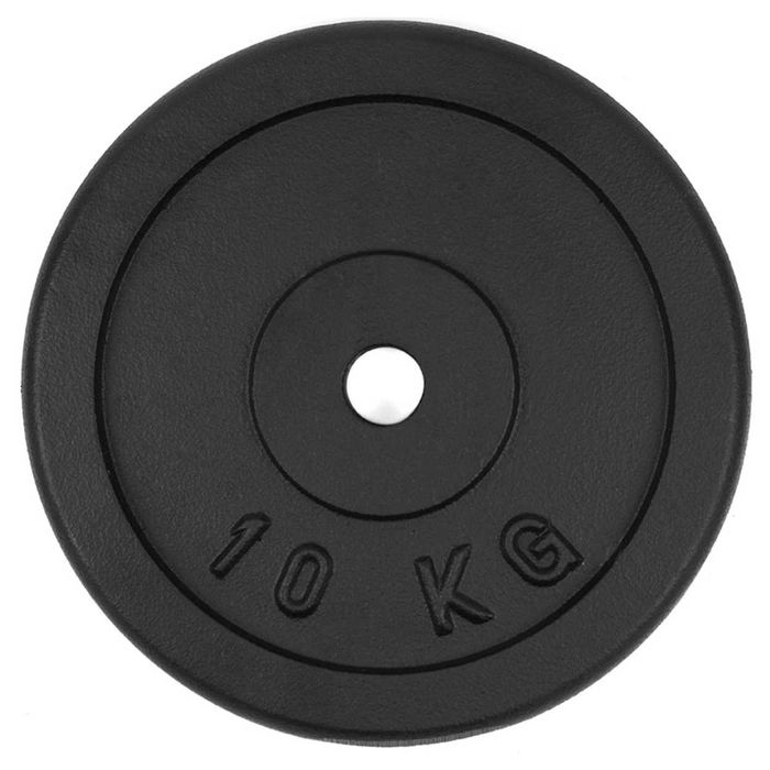 Obciążenie żeliwne zestaw 20kg 28mm 2 talerze po 10kg POZ