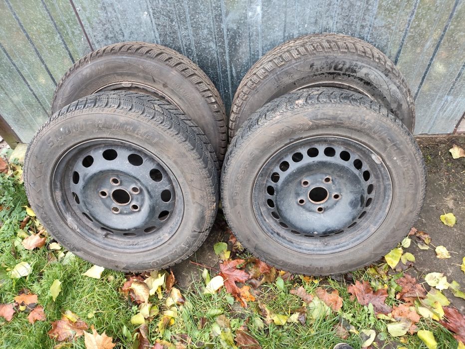 Koła zimowe r15 5x112. ROCZNE OPONY!!!