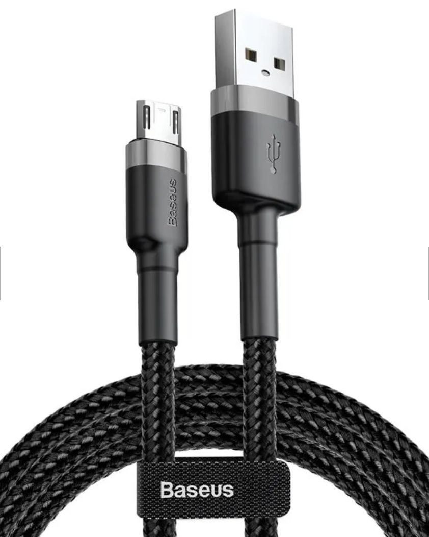 Дата кабель USB 2.0 AM to Micro 5P 1.5A grey-black Baseus

Источн