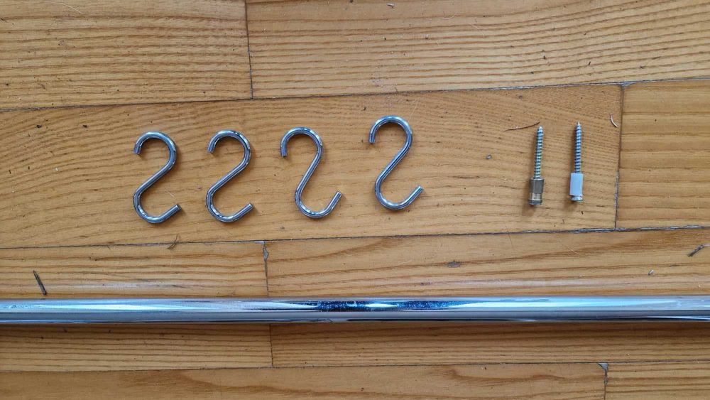 reling kuchenny retro chrom 104 cm