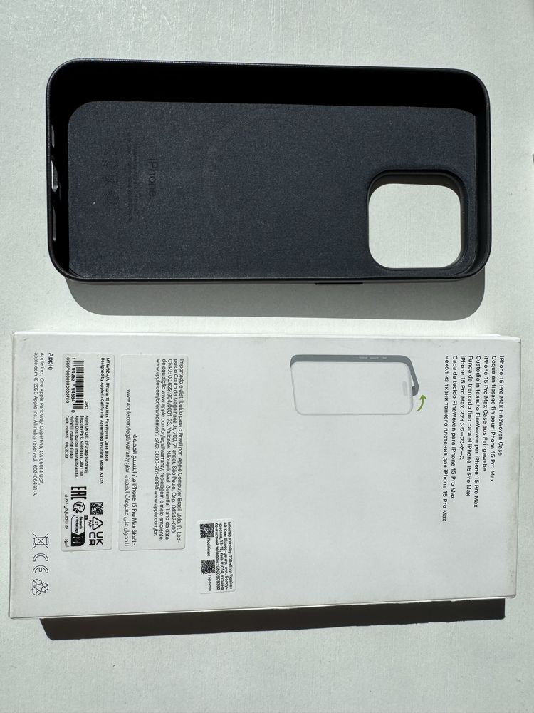 Iphone 15 Pro Max FineWoven Case Black з MagSafe