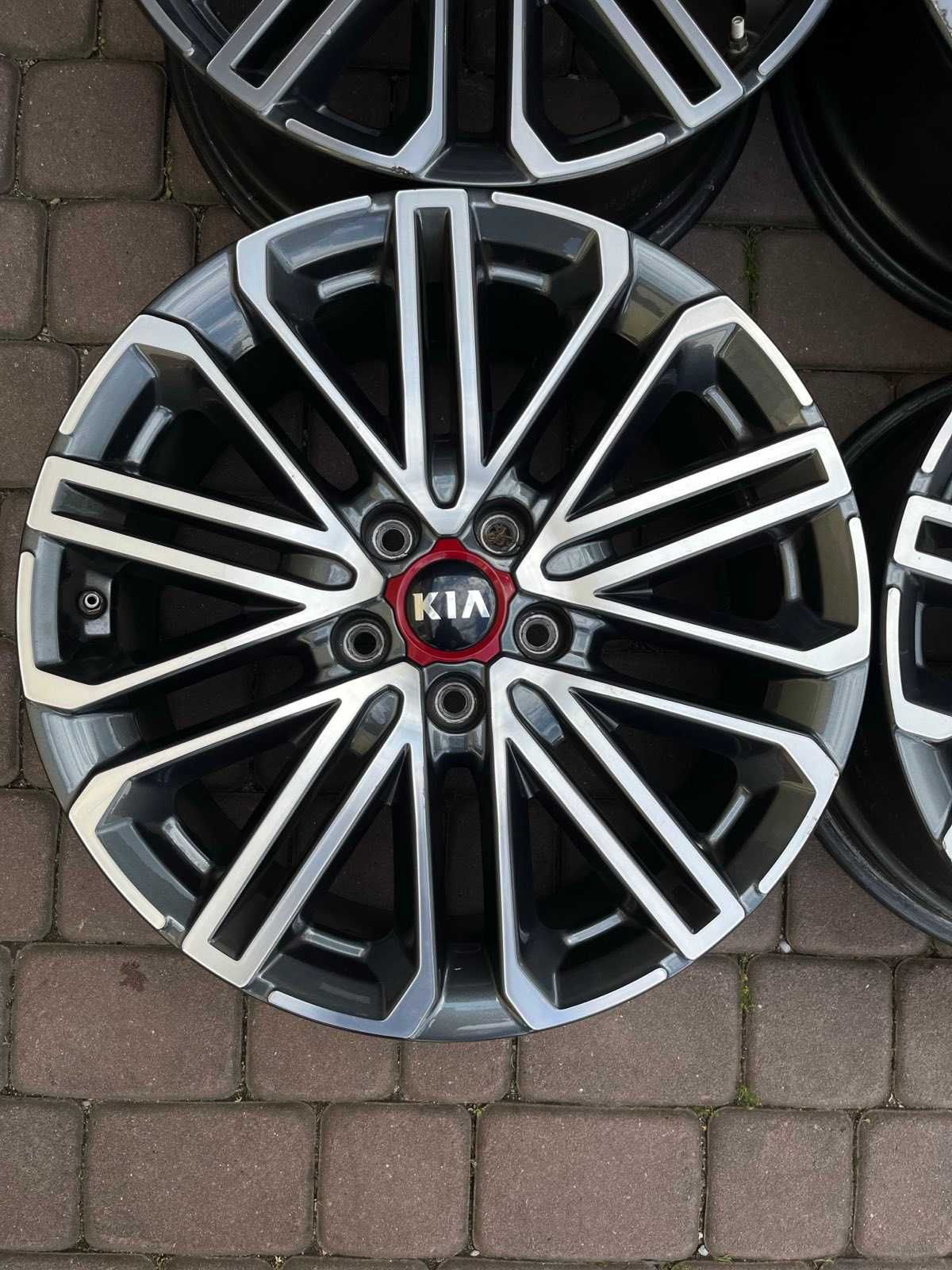 Oryginalne alufelgi Kia 5x114,3 18 CZUJNIK Proceed Ceed Optima Bicolor