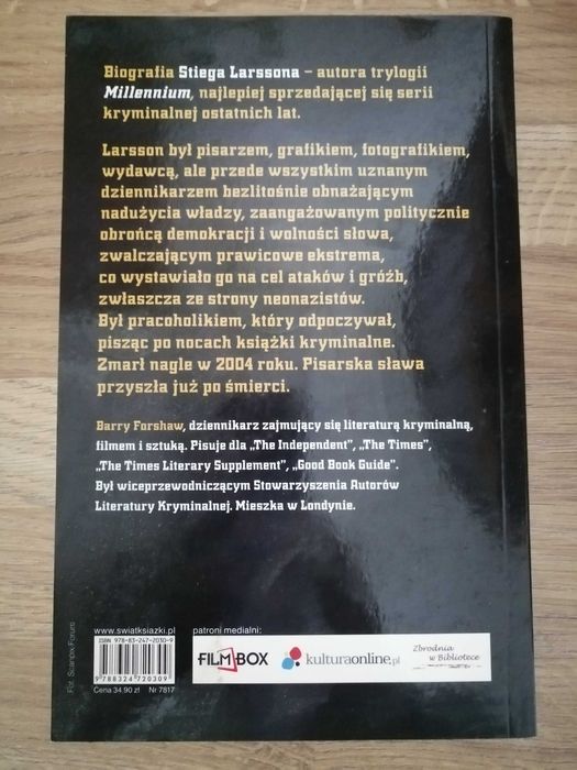 Stieg Larsson - Mężczyzna, który odszedł za wcześnie (Barry Forshaw)