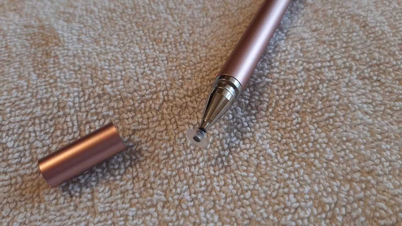 Функціональна ручка-стілус, стілус універсальний, паста чорна