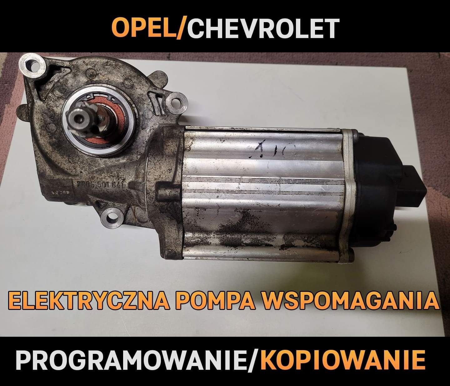 Programowanie kopiowanie Pompa wspomagania EPS Opel Chevrolet VIN