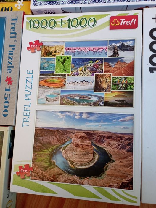 Puzzle 6 pudełek 8 obrazków