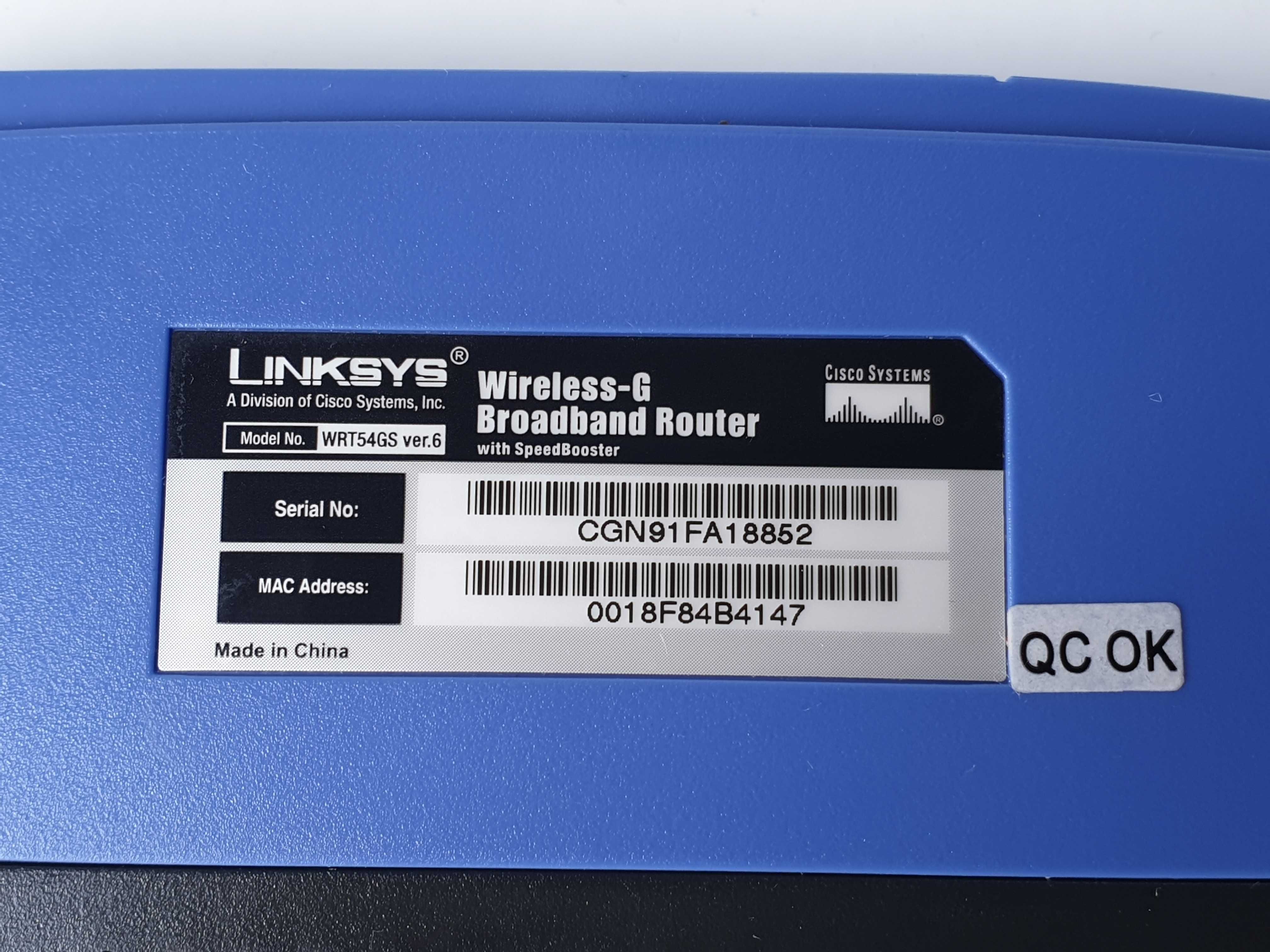 WI FI роутер маршрутизатор 2.4 Gz Linksys WRT54GL