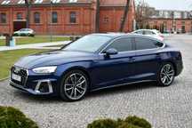 Audi A5 Audi A5, 2.0 benzyna, 265 KM, Quttro, S-line, 19500 km, wersja TOP