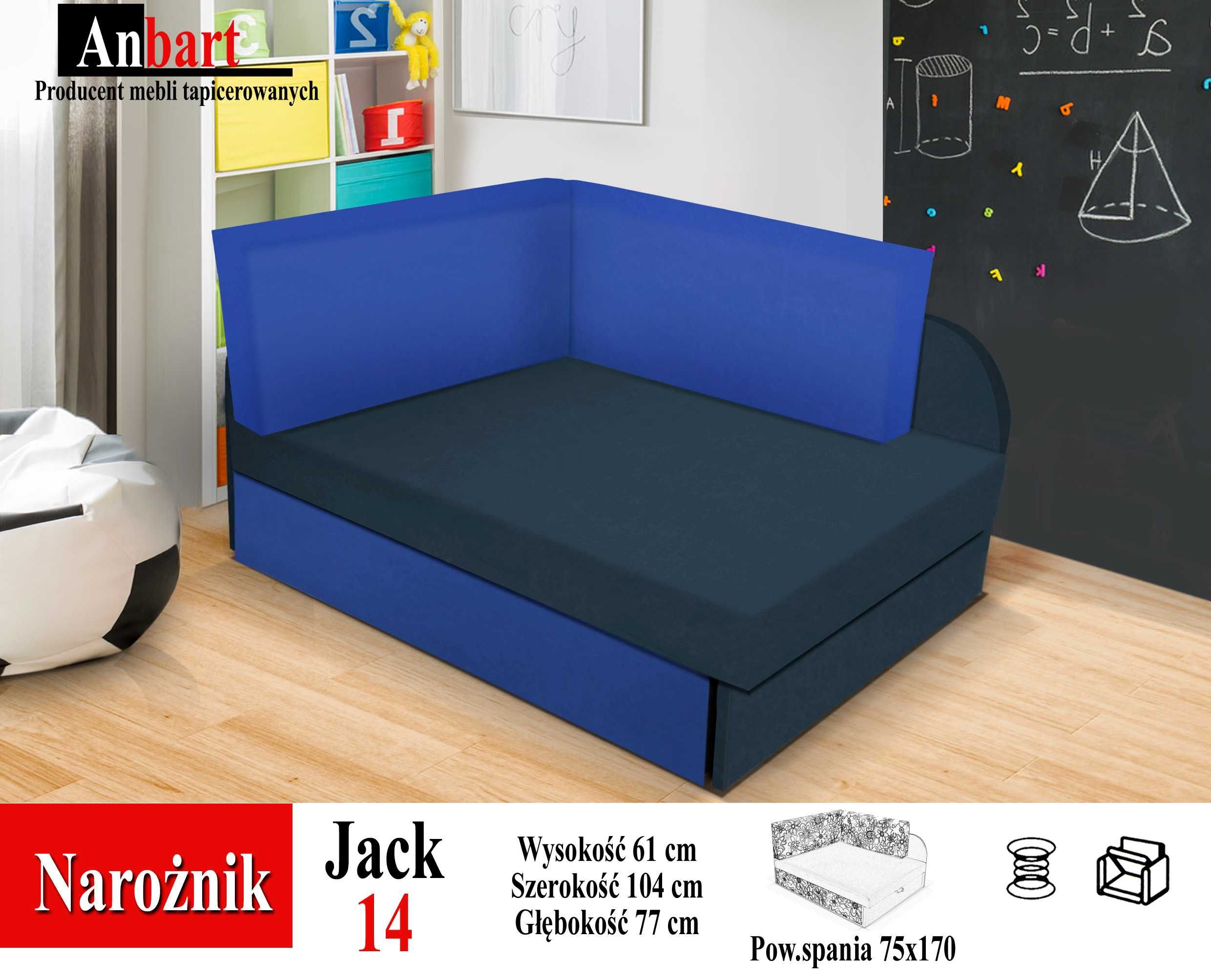 Narożnik DZIECIĘCY Kubuś Sofa Rozkładana Funkcja spania Dostawa