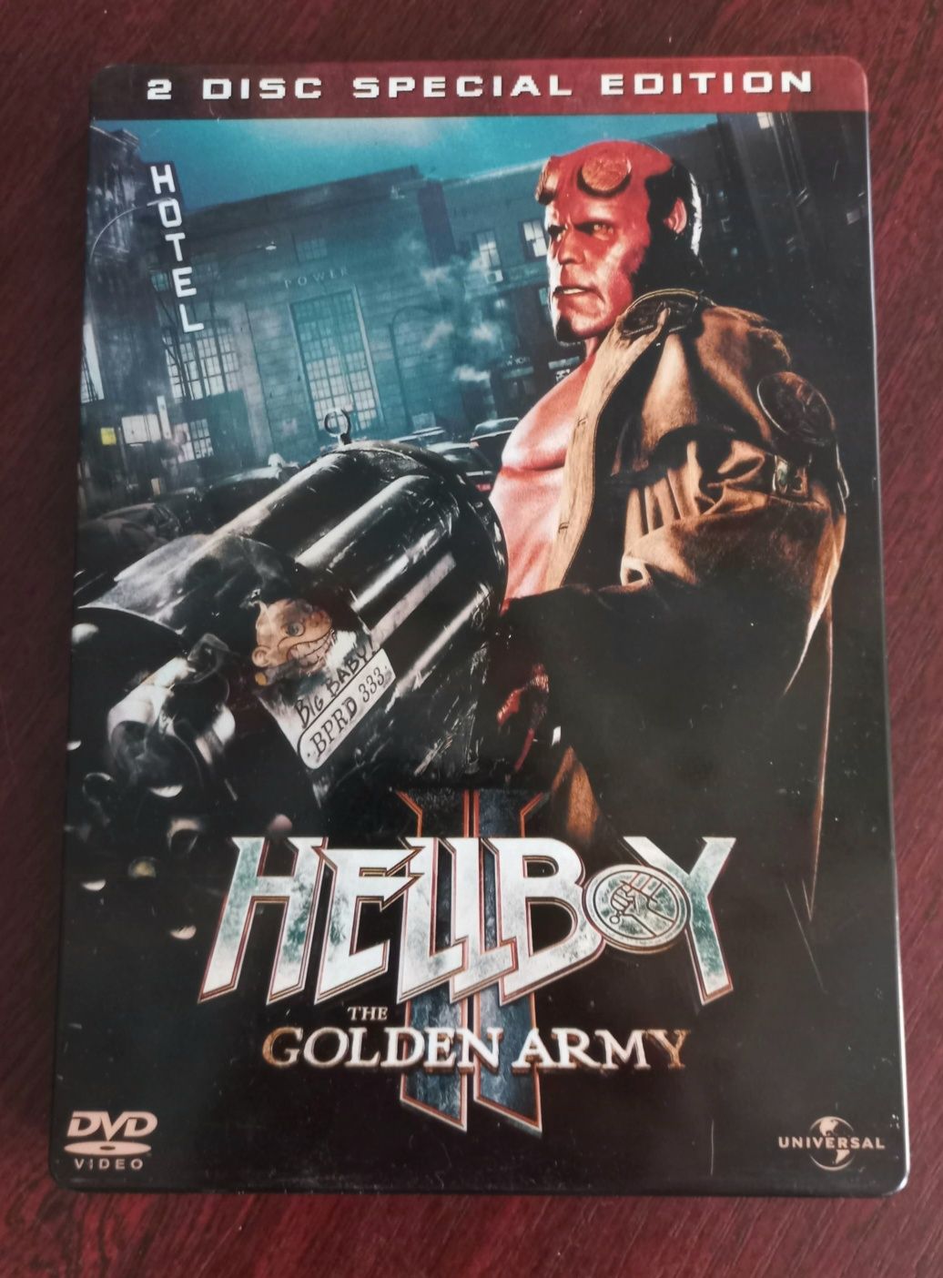 HELLBOY 2 THE GOLDEN ARMY DVD 2 Disk Stelbook Version.