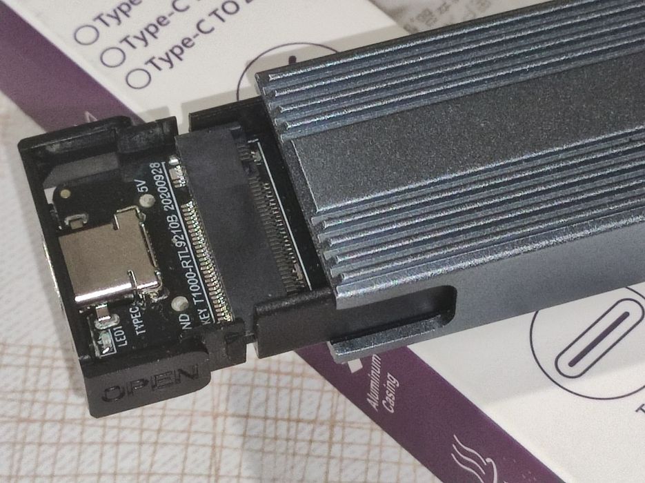 Карман корпус для SSD m2 sata/nvme