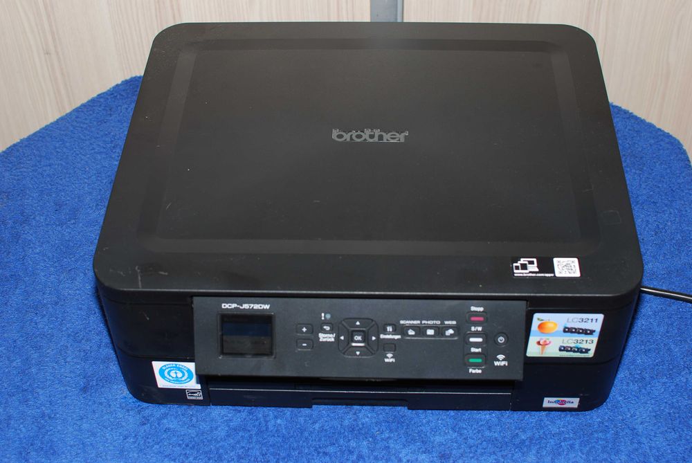 Drukarka 3w1 Brother DCP-J572DW duplex LC-3213