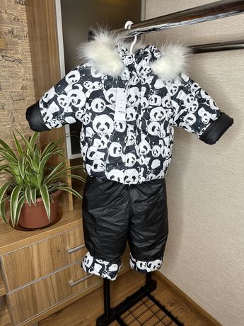 Комбінезон дитячий зимовий теплий / куртка + штанці