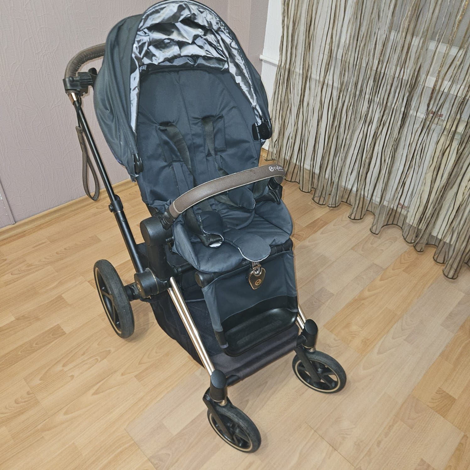 Коляска cybex с прогулочным блоком