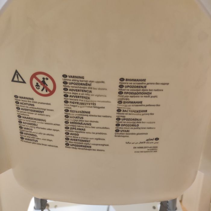 Krzesełko do karmienia Antilop Ikea zestaw