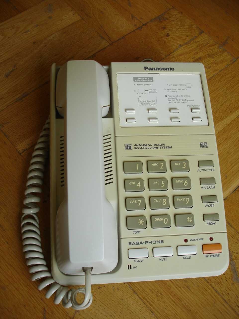 Telefon stacjonarny Panasonic Easa-Phone KX-T2315PD