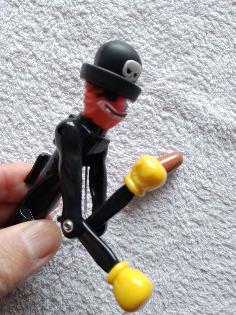 O Pirata Boxeur!-Caneta/Boneco articulado-3E -Aguça Duplo 2E .Desde 2E