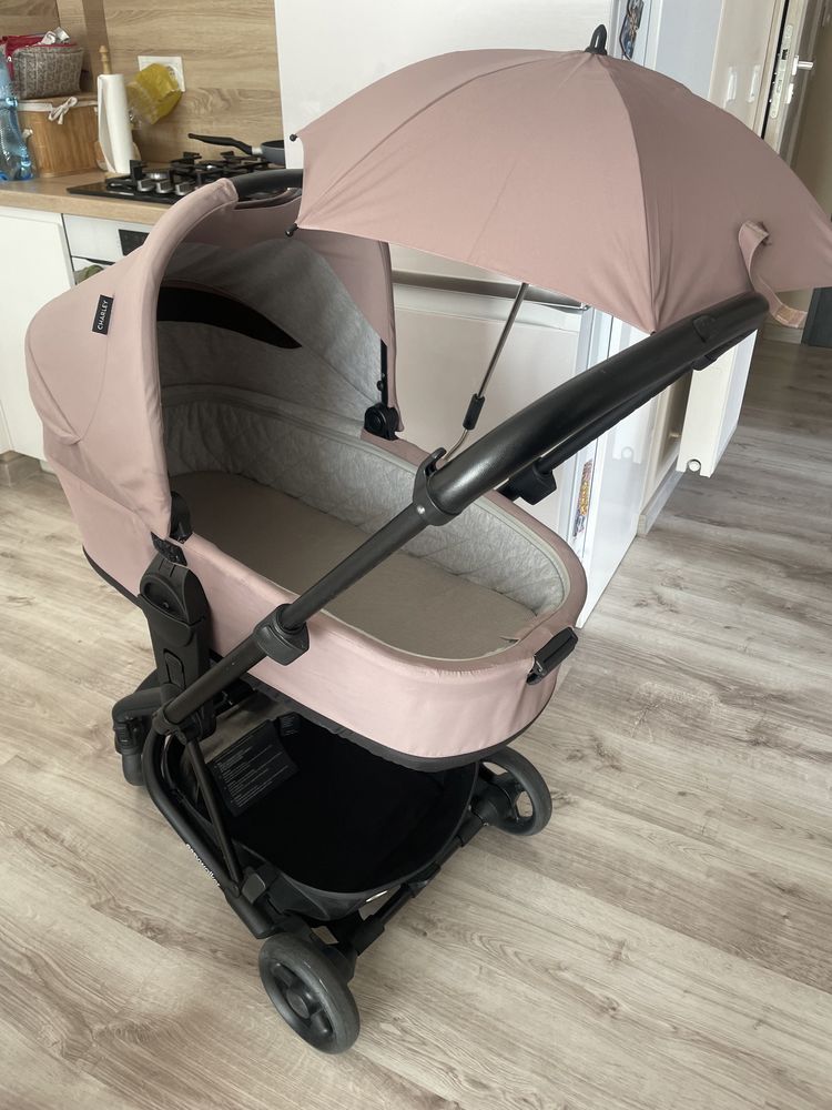 Wózek dziecięcy Easywalker Charley 2w1 roż