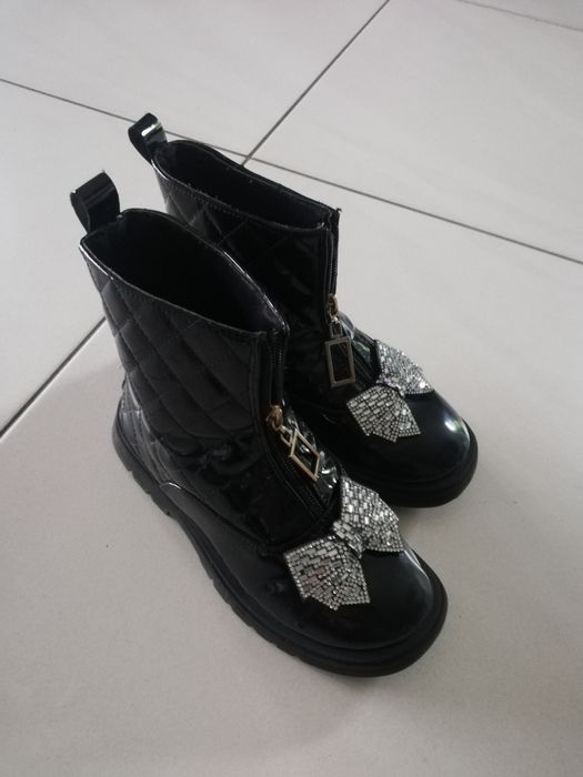 Botki 35 lakierki eleganckie