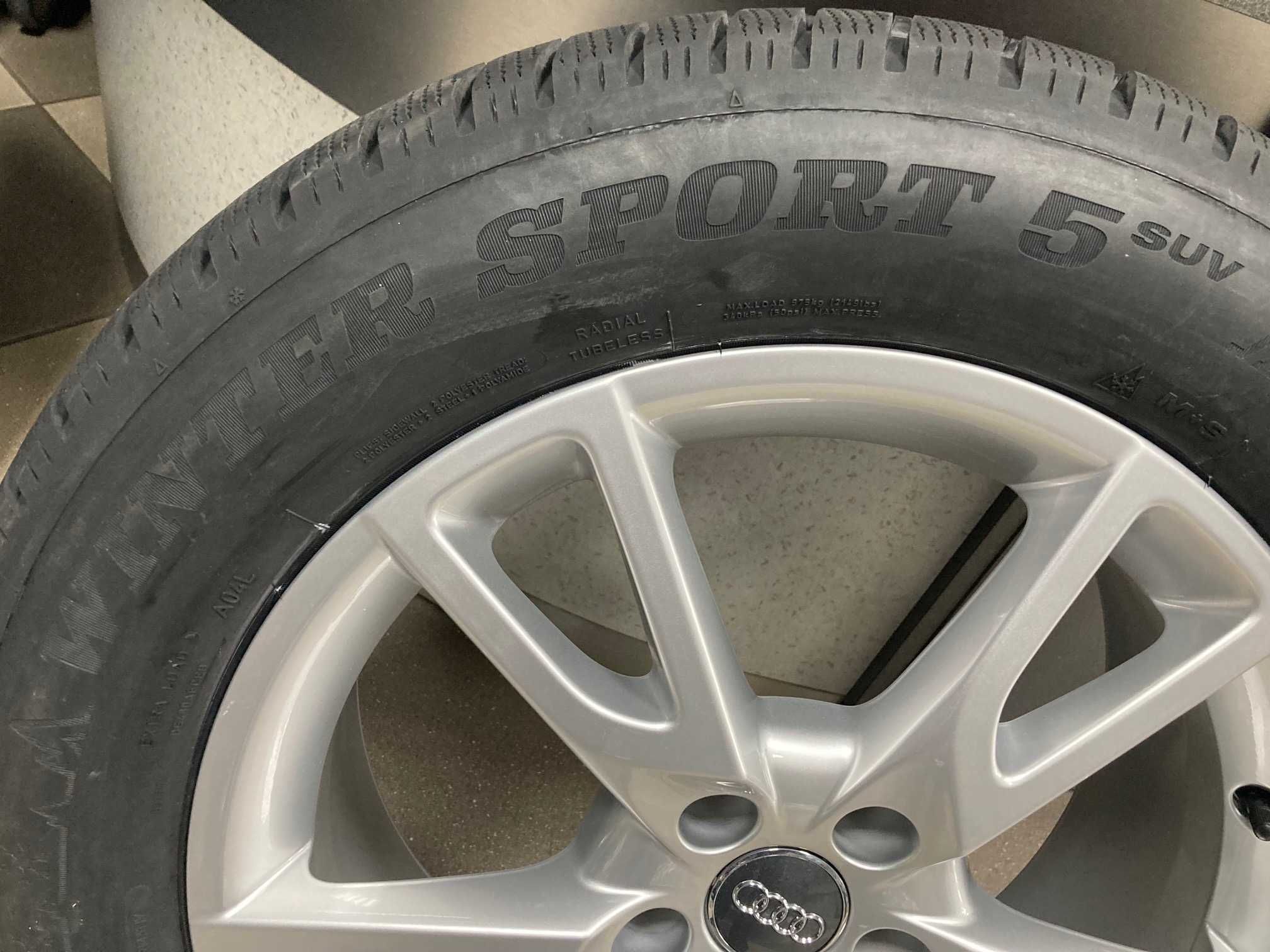 Koła zimowe Nowe Audi Q5 18 S-LINE DUNLOP WS5 2023